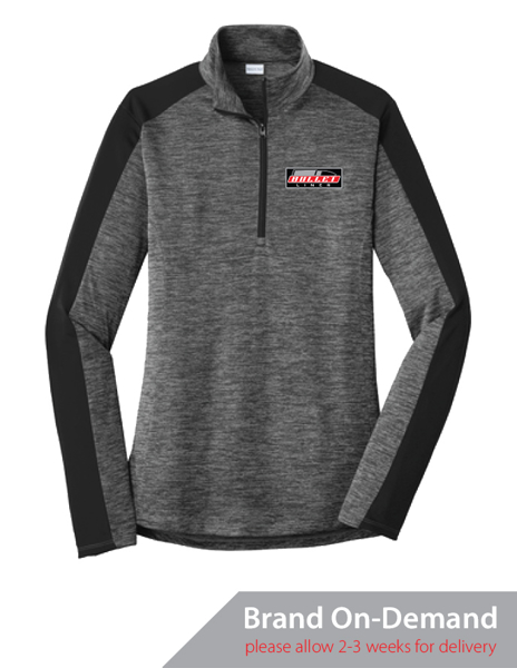 Picture of Sport-Tek Ladies Color Block 1/4 zip pullover